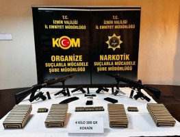 Kokain ticareti ve silah kaçakçılığına operasyon