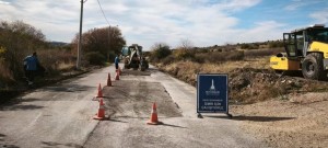 Bozuk yollar onarılıyor