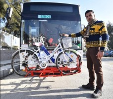 “BİSİKLETLE OTOBÜS YOLCULUĞU” BAŞLADI