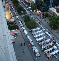 TARİHİ ÇARŞI’DA BİN KİŞİLİK İFTAR SOFRASI