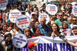 BUCA KIRIKLAR’DA TAŞ OCAĞI İSYANI