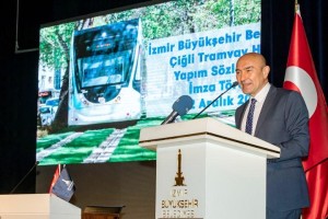 ÇİĞLİ TRAMVAYI'NIN YAPIM SÖZLEŞMESİ İMZALANDI