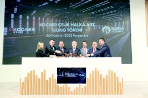 Borsa İstanbul'da gong Kocaer Çelik için çaldı
