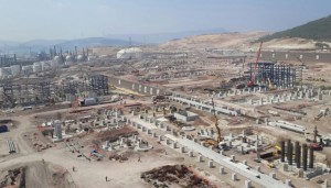 RAFİNERİ YÜZDE 80 TAMAM...