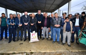 Çiftçiye 1,5 milyon liralık destek