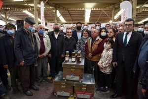 ÜRETİCİLERE KÜÇÜKBAŞ HAYVAN VE KOVAN DESTEĞİ