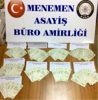 MENEMEN'DE SAHTE PARA OPERASYONU