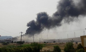 HABAŞ'TA YANGIN PANİĞİ