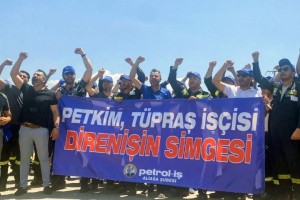 TÜPRAŞ İŞÇİSİNE DESTEK ARTIYOR