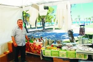 ARICILAR ŞENLİKLERDE STAND AÇTI