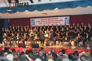 ALİAĞA’DA ATATÜRK’Ü ANMA KONSERİ