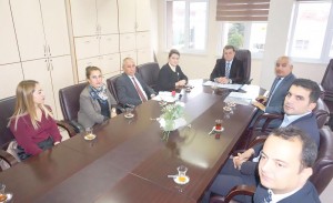 KAYMAKAM GÜNAY PROJE EKİBİYLE GÖRÜŞTÜ