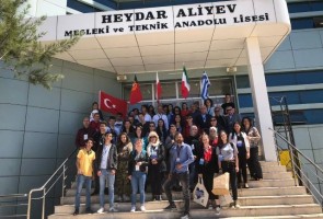HEYDAR ALİYEV LİSESİ, PROJE ORTAKLARINI AĞIRLADI
