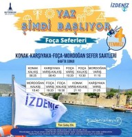 İZDENİZ’DE YAZ SEFERLERİ BAŞLIYOR