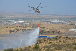 30 HEKTARLIK ALAN KÜL OLDU