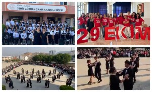 Cumhuriyet’in 100. yılı vals gösterisiyle kutlandı