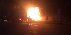 MİMOZA KAFE KÜL OLDU