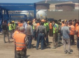 İŞÇİLERDEN YEMEKHANE PROTESTOSU