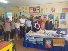 HELVACI ORTAOKULU’NDA YILSONU SERGİSİ