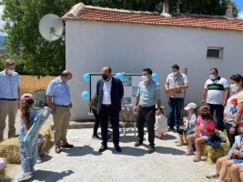 ÖĞRENCİLERE SÜT DAĞITILDI