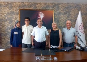 Türkiye birincisinden Akyüz’e ziyaret