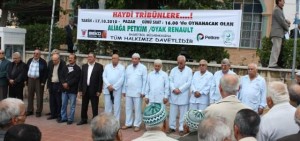 HACI ADAYLARI UĞURLANDI