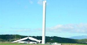 TÜRBİN ŞİDDETLİ RÜZGARA DAYANAMADI