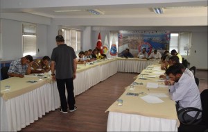 İNŞAAT KALIPÇILARI SINAVDA