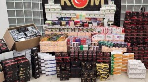 2 milyon 484 bin makaron ele geçirildi