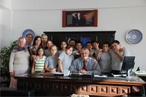 Milli Eğitim Müdürü'ne Minik Ziyaret