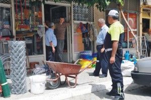 KALDIRIM İŞGALİNE KARŞI  DENETİMLER BAŞLADI