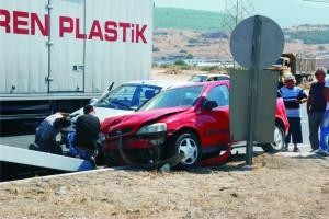 DİKKATSİZLİK KAZAYA NEDEN OLDU