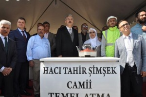 HACI TAHİR ŞİMŞEK CAMİİ’NİN TEMELİ ATILDI
