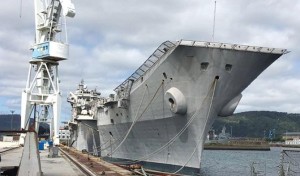 İSPANYOL UÇAK GEMİSİ ALİAĞA’DA