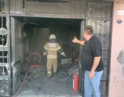 ŞAKRAN İLKOKULU’NDA YANGIN