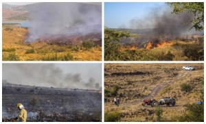 KARAKÖY’DEKİ YANGIN KORKUTTU