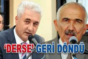 ‘DERSE’ GERİ DÖNDÜ
