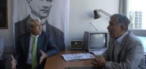 ALKAN'DAN DSP'E NEZAKET ZİYARETİ