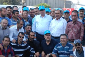 TANRIKULU’NDAN SİDER İŞÇİLERİNE DESTEK