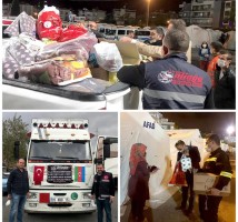 BİR YARDIM DA KAMYONCULARDAN