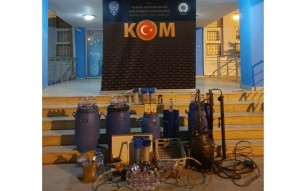 KAÇAK ALKOL İMALATHANESİNE BASKIN