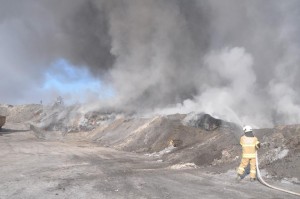 EGEDEMİR'DE KORKUTAN YANGIN