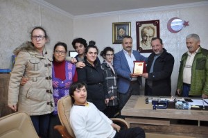 ENGELLİLERDEN GÜRCAN ALEV’E VEDA