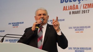 ALİAĞA'DA BİNALİ YILDIRIM RÜZGARI