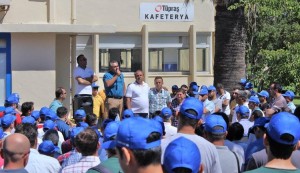 TÜPRAŞ'TA İŞ YAVAŞLATMA EYLEMİ