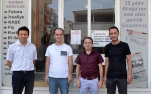 YENİ MÜDÜRDEN ALİAĞA EKSPRES’E ZİYARET