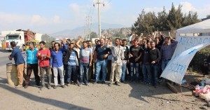 BAKIRÇAY İŞÇİLERİ ORTAK DİRENİŞTE