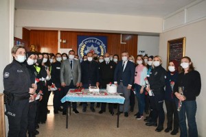 KARAMAN’DAN KADIN PERSONELE ZİYARET