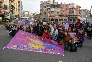 KADINLAR TALEPLERİNİ HAYKIRDI