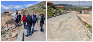 BÜYÜKŞEHİR MAHALLE YOLLARINI YENİLİYOR